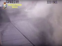 Pont effondré à Gênes : deux caméras de vidéosurveillance ont filmé la scène