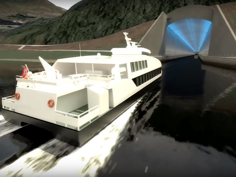 La Norvège construira bien son tunnel maritime entre deux fjords