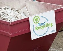 Placoplatre, acteur clé de la valorisation des déchets de plâtre de chantiers