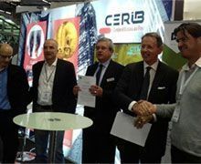 Signature d'un contrat de partenariat entre le CERIB et FCBA sur la sécurité incendie