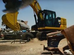 Une excavatrice Cat vole (presque) la vedette aux Autobots de Transformers