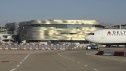 Paravent ondoyant pour le nouveau bâtiment de l'aéroport de Roissy