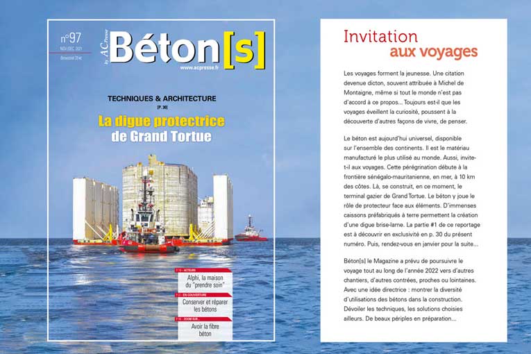 Béton[s] le Magazine n° 97 invite aux voyages