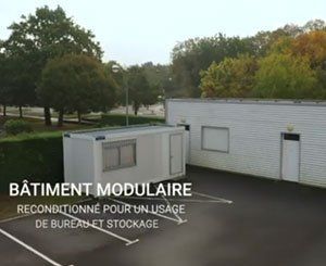 Un Modulaire d'occasion pour les Services techniques de la Mairie de Basse Goulaine (44)