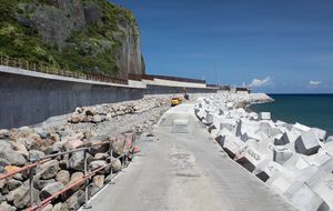 La Réunion : le chantier de la nouvelle route du littoral à l'arrêt