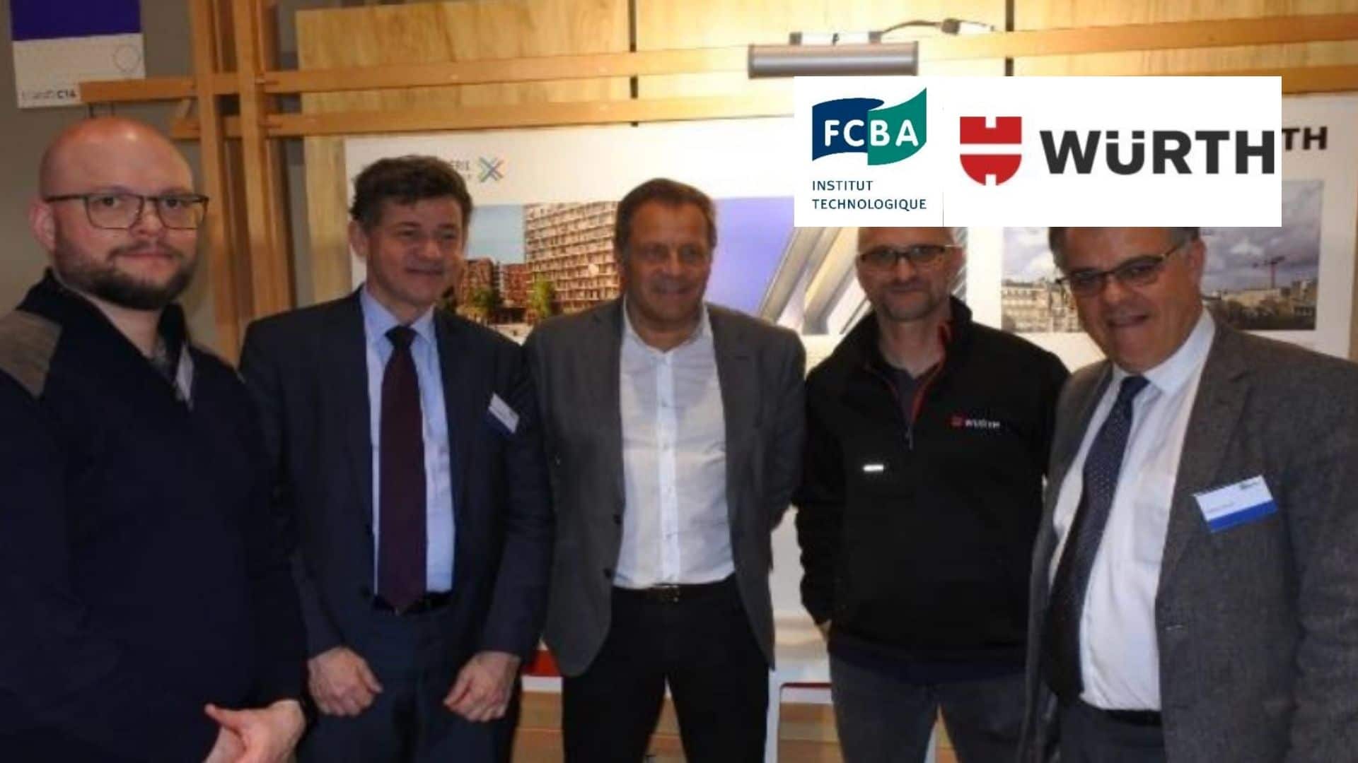 Recherche et Développement construction bois – FCBA et Würth France associent leurs expertises