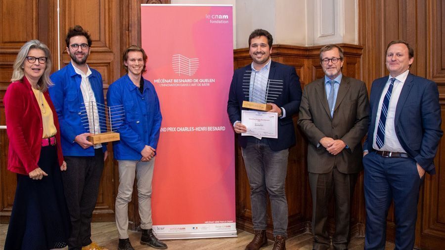 Grand Prix Charles-Henri Besnard 2019 : deux lauréats porteurs d'innovation dans l'art de bâtir