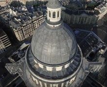 Panthéon : restauration des couvertures en plomb