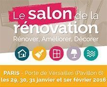 2ème Salon de la rénovation, du 29 janvier au 1er février à Paris