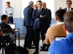 Emmanuel Macron lance en Corrèze la "bataille" de la formation professionnelle