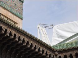 La Grande Mosquée de Paris dévoile sa toiture amovible (diaporama)
