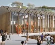 La future gare Saint-Denis Pleyel