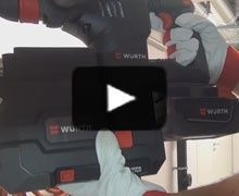 Adaptateur d'aspiration pour marteaux perforateurs à batterie Li-ion 28V
