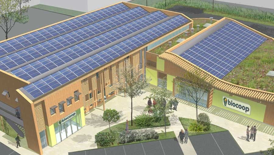 Laine de bois et panneaux photovoltaïques pour produits bio