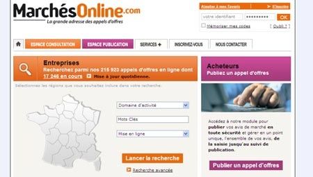 Marchés publics : une nouvelle version de Marches Online