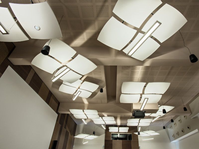 Des nuages pour le confort acoustique d'un auditorium
