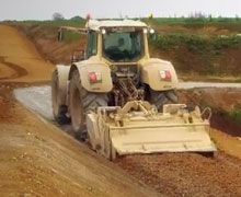 Eqiom a réalisé avec succès le traitement des sols de l'autoroute A150