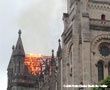 La toiture de la Basilique Saint-Donatien de Nantes ravagée par un incendie