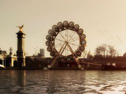 A Paris, des architectes imaginent un"London Eye" hôtel