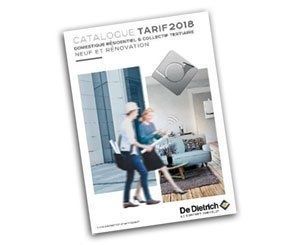 De Dietrich édite son nouveau catalogue tarif 2018