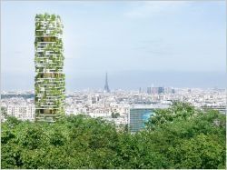 Tour végétalisée Nevo : verticalité et paysage (diaporama)