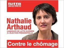 Nathalie Arthaud milite pour un programme de lutte au service des travailleurs (diaporama)