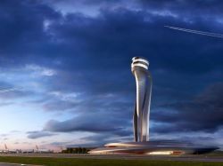Le futur aéroport d'Istanbul aura une tour de contrôle en tulipe