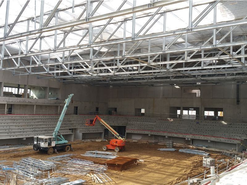 Aren'Ice de Cergy-Pontoise : "Un chantier dans le chantier"