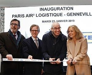 Vailog & Ikea inaugurent Paris Air2 Logistique, plate-forme de distribution urbaine à double étage