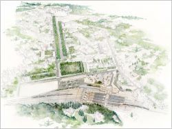 Le tandem Christian et Elizabeth de Portzamparc réalisera le futur quartier de la gare à Versailles