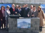 Pose de la 1re pierre de l'IMREDD à Nice-Méridia