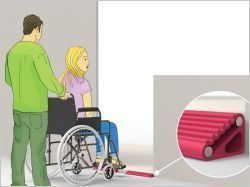 Accessibilité : une rampe modulable et écologique conçue pour les petites marches