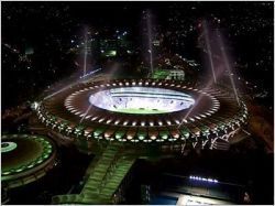 Le stade Maracanã au Brésil peaufine son éclairage pour la coupe du monde 2014