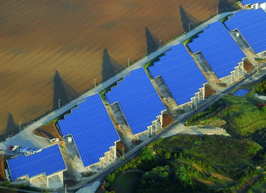 19 600 m2 de couverture photovoltaïque pour un parc d'activités