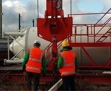 La start-up CAD.42 expérimente ses solutions d'objets connectés pour les chantiers avec Léon Grosse