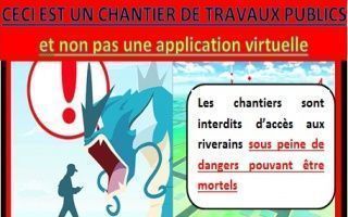 Pokémon Go : des riverains s'introduisent sur les chantiers