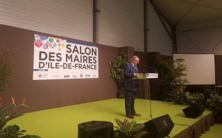 Jacques Mézard inaugure le 22e Salon des Maires d'Ile-de-France