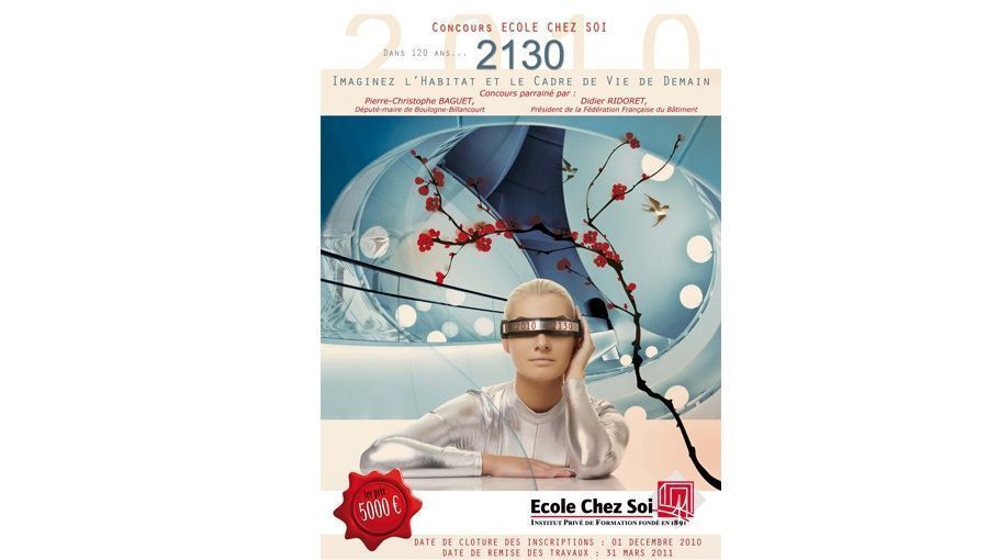 Les finalistes du concours Ecole chez Soi "2130, dans 120 ans : Imaginez l'habitat et le cadre de vie de demain" exposés à Boulogne-Billancourt