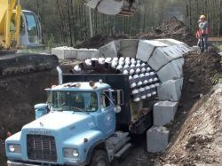 Une remorque de camion pour construire des tunnels en quelques instants