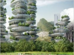 Asian Cairns : une ville verticale biomimétique (diaporama)