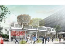 Confluence, le nouvel institut d'architecture d'Odile Decq à Lyon