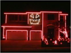 Une maison s'illumine au son de Gangnam Style (vidéo)