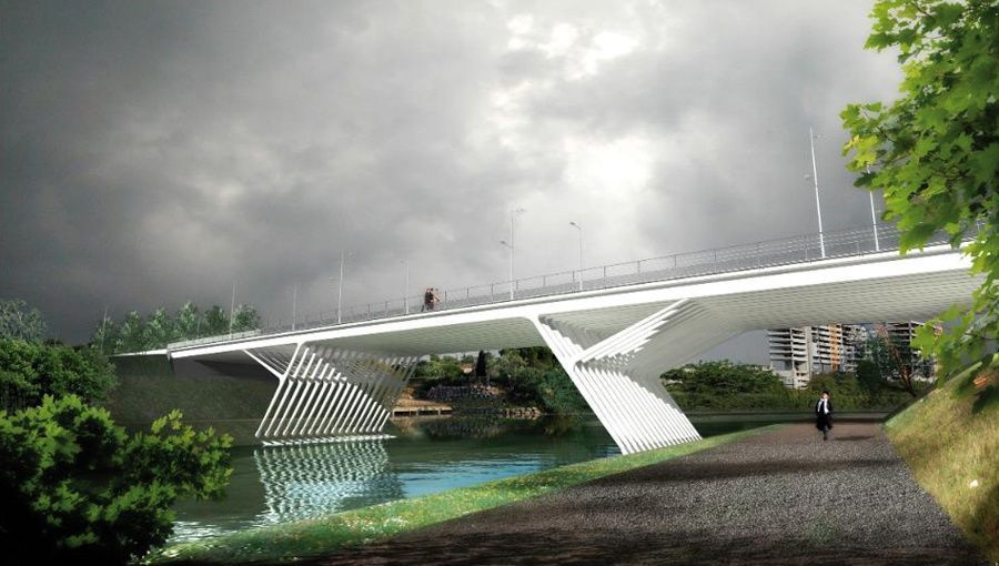 Montpellier opte pour le pont ultrafin signé Ricciotti