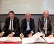 Signature de la charte " Accompagnement des entreprises innovantes de Bourgogne dans le domaine de la construction "