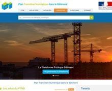 Lancement de la Plateforme numérique Bâtiment