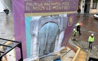 La fontaine de Chambéry privée de ses "Quatre Sans-Cul" pour six mois