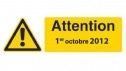 Obligations réglementaires : ce qui change au 1er octobre 2012