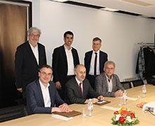 Signature d'un accord-cadre entre e.l.m. leblanc et l'Institut Mines-Télécom