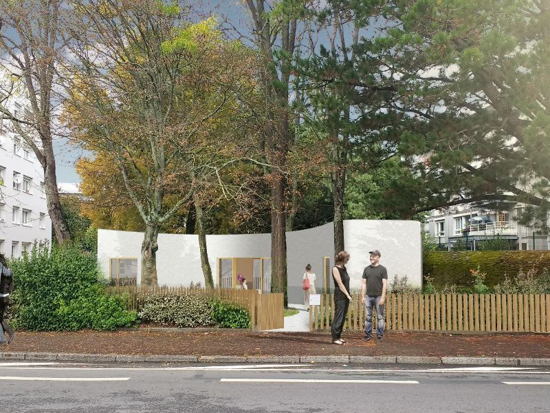 La première maison construite par impression 3D prend forme à Nantes