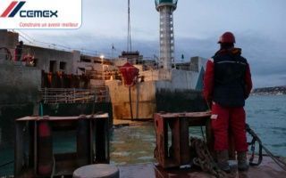 Au Havre, CEMEX a mené un chantier entre terre et mer